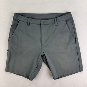 BYLT Everyday Short 8" Mens 36 Grey Premium Basics Casual‎ Chino Comfort Stretch